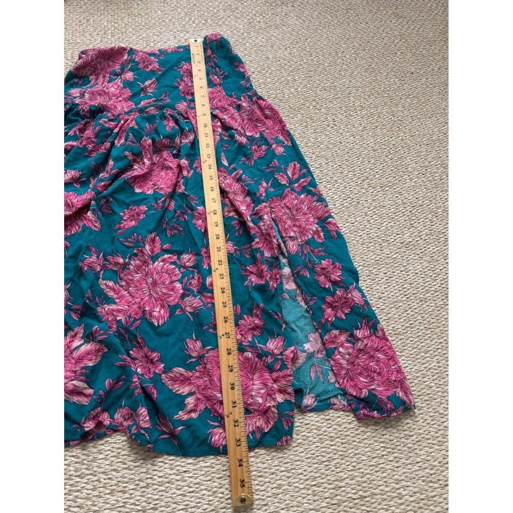 Abel the Label Floral Maxi‎ Skirt Tiered Boho Convertible Dress Anthropologie s - Picture 5 of 6